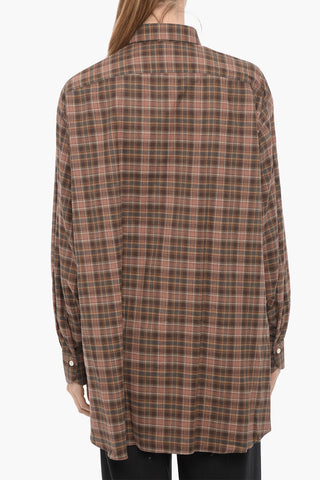 Tartan Checked Shirt with Classic Collar