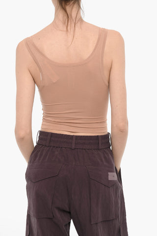 Top Crop ADRIANNE in Tinta Unita