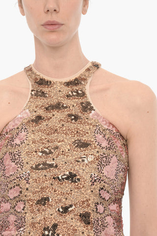 Pailletten-Trapezkleid