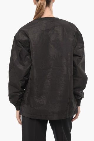 ADIDAS Felpa Girocollo Oversize Fit in Nylon 