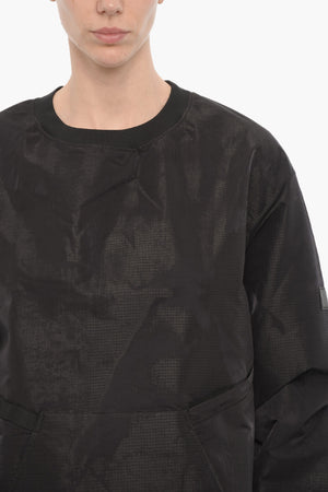 ADIDAS Felpa Girocollo Oversize Fit in Nylon 