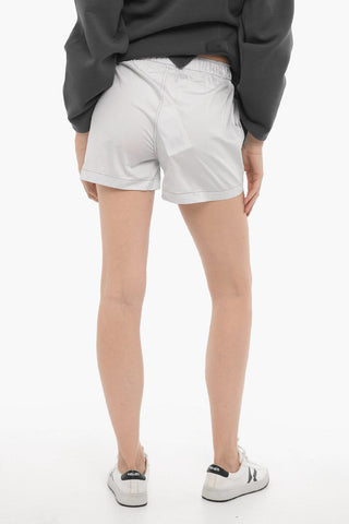 Shorts QUINN ILLUSION A Vita Alta Con Cuciture Arcobaleno