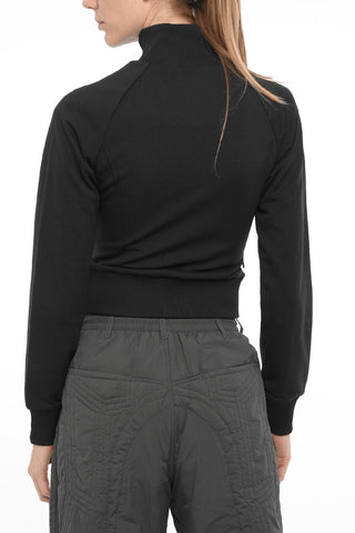 ADIDAS Felpa In Nylon con Logo in Rilievo