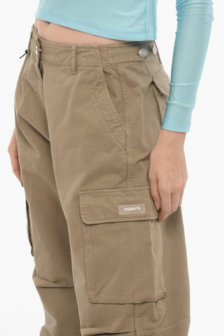 Cotton Cargo Pants with Belt Loops