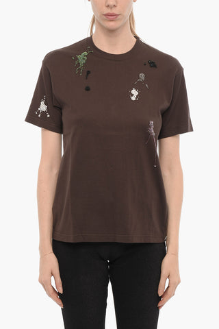 JUN TAKAHASHI Beads Embellished Crew-neck T-shirt