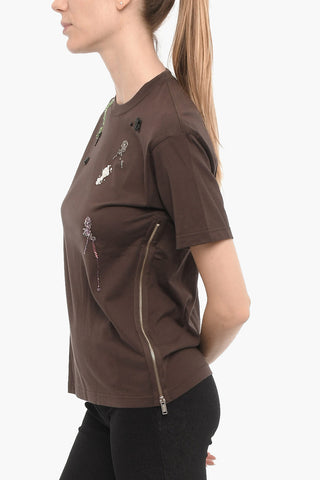 JUN TAKAHASHI Beads Embellished Crew-neck T-shirt