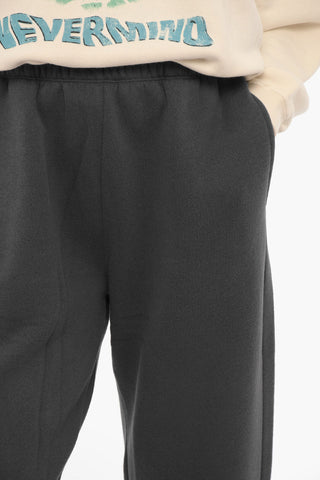 Cotton Blend IKA TOWN Joggers with Drawstring Waist