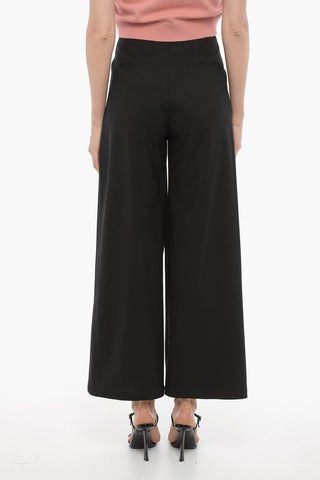 Pantaloni TANDIN in Lana a Gamba Ampia con 1 Pince