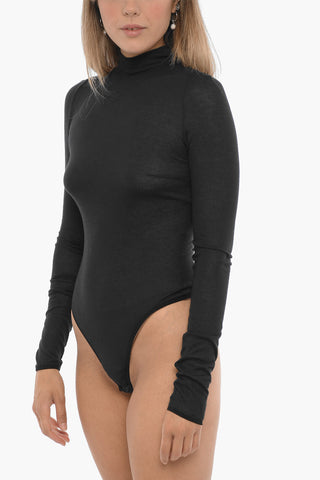 Body a Maniche Lunghe con Schiena Scoperta