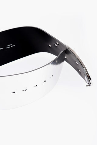 B-1DR 80 Oval Belt with Mirror Effect