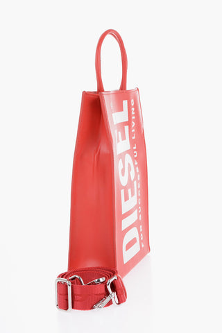 Borsa Shopping in Pelle con Tracolla Logata