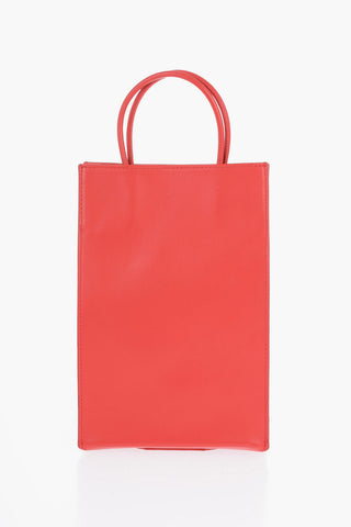 Borsa Shopping in Pelle con Tracolla Logata