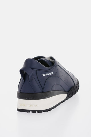 LEGEND Lace-up Leather Sneakers with Rubber Sole