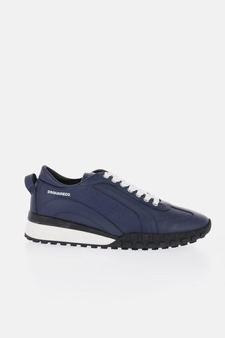 LEGEND Lace-up Leather Sneakers with Rubber Sole