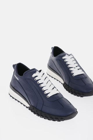 LEGEND Leather Low-top Sneakers with Contrasting Laces