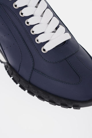 LEGEND Leather Low-top Sneakers with Contrasting Laces