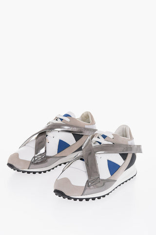 Sneakers in Pelle SATURNO con Dettaglio Criss Cross