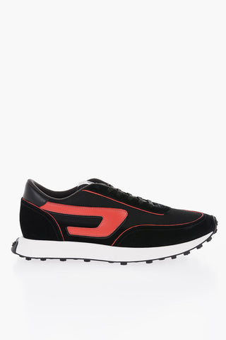 Logoed S-RACER Sneakers with Contrasting Trims
