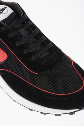 Logoed S-RACER Sneakers with Contrasting Trims