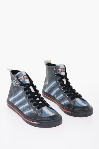 Printed Fabric S-ATHOS High Sneakers
