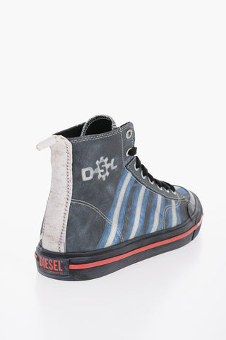 Printed Fabric S-ATHOS High Sneakers