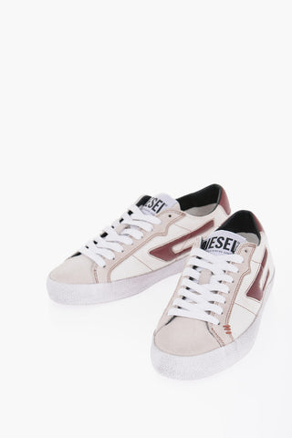 Sneakers Allacciate S-LEROJI con Dettaglio in Suede