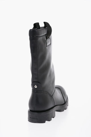 Leather D-HAMMER Boots with Tank Sole 4cm