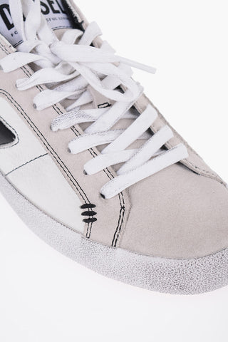 Sneakers Allacciate S-LEROJI con Dettaglio in Suede