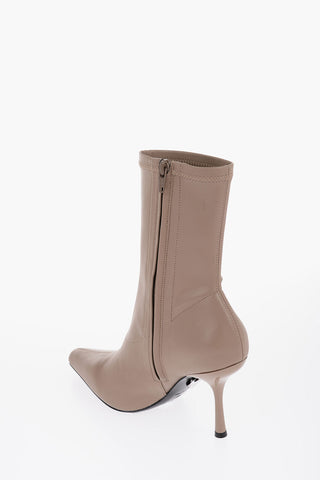 Vegan Leather D-ECLIPSE BT Sock Boots with Logo Application 9cm
