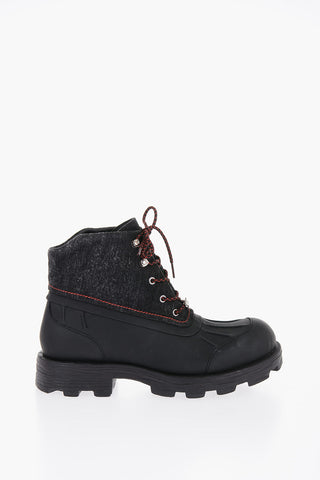 Stivaletti Allacciati D-HAMMER ABT con Dettaglio in Denim