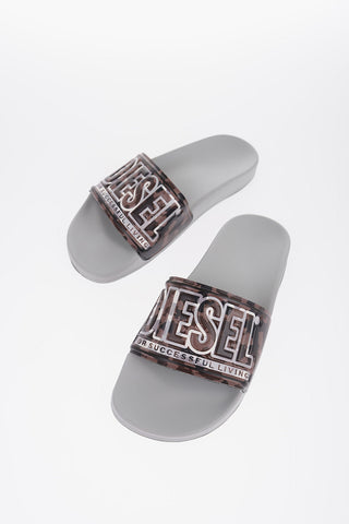 UNISEX SA-MAYEMI Slides with Camo Motif