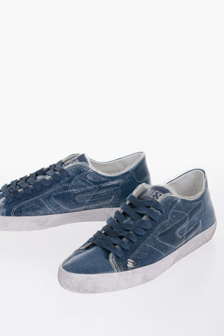 Sneakers S-LEROJI in Denim Plastificato