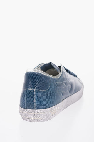 Sneakers S-LEROJI in Denim Plastificato