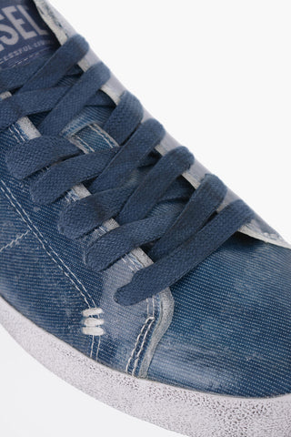 Sneakers S-LEROJI in Denim Plastificato