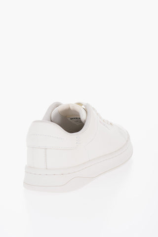 Printed Leather Lace-Up S-ATHENE Sneakers