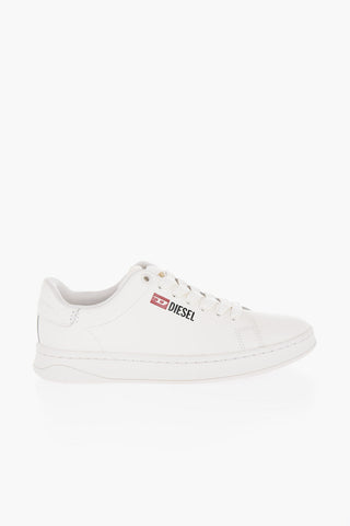 Printed Leather Lace-Up S-ATHENE Sneakers
