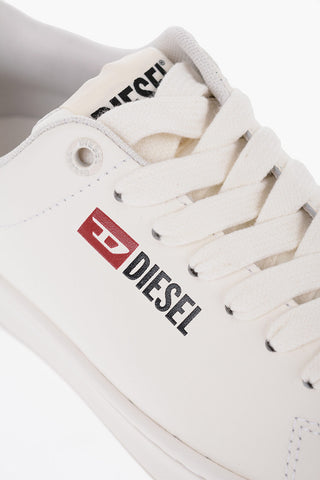 Printed Leather Lace-Up S-ATHENE Sneakers