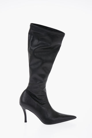 Vegan Leather D-VENUS KBT Boots with Pointed Toe