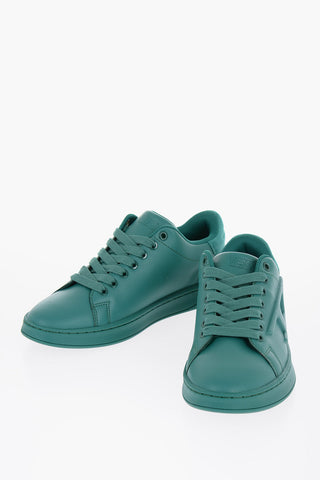 Lace-up S-ATHENE Sneakers with Embossed Logo