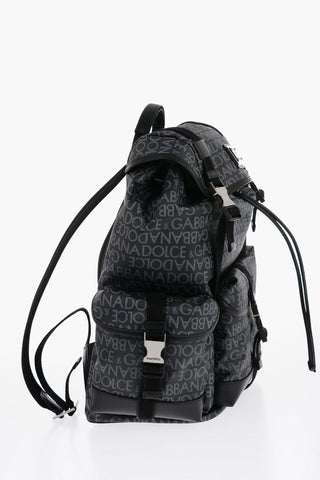 Monogrammed Backpack with Outer Pockets