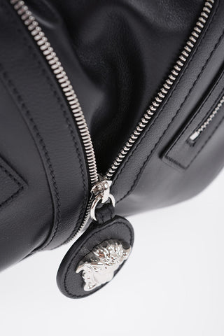 Leather REAPAT Hobo Bag with Zip Detail