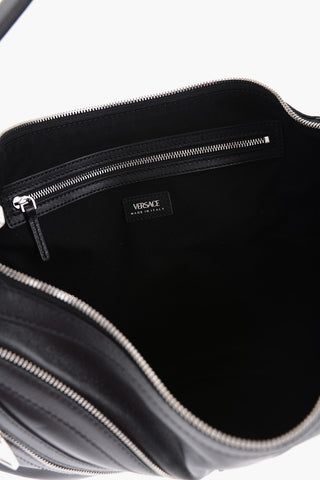 Leather REAPAT Hobo Bag with Zip Detail