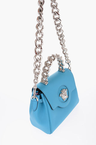 Grained Leather LA MEDUSA Bag with Removable Strap