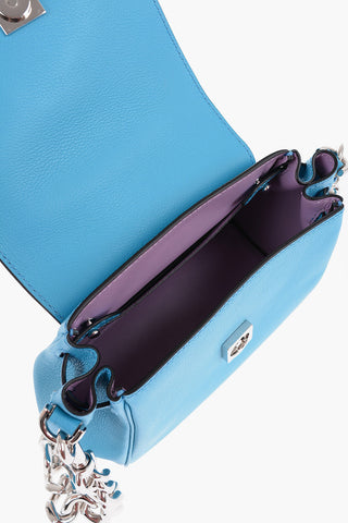 Grained Leather LA MEDUSA Bag with Removable Strap