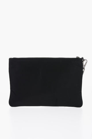 Logoed Clucth with Wrist Strap