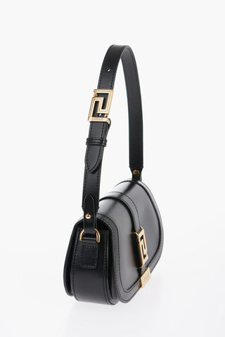 GRECA GODDESS Borsa Saddle in Pelle con Applicazione Greca