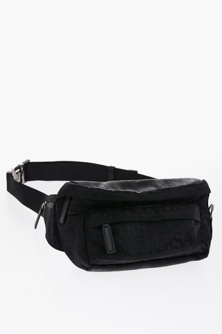 Logoed Belt Bag with Greca Buckle