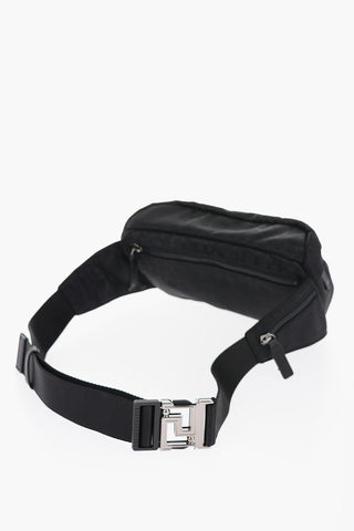 Logoed Belt Bag with Greca Buckle