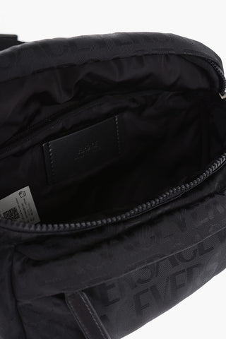 Logoed Belt Bag with Greca Buckle
