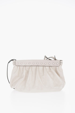 Patent Leather LUZ Clutch with Removable Shoulder Strap